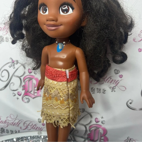Disney moana doll movie character Hawaii MOANA hula skirt cute doll toy - Picture 3 of 5